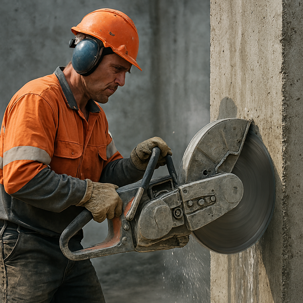 Beton Kesme Ankara - Beton Kesme işlemi